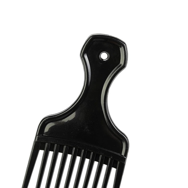 Plastic Hair Pick Comb and Barber Hair Brush