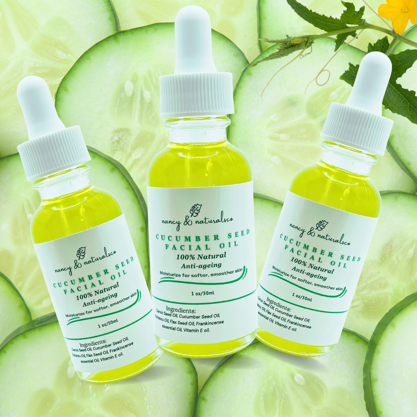 Cucumber Seed Facial Oil