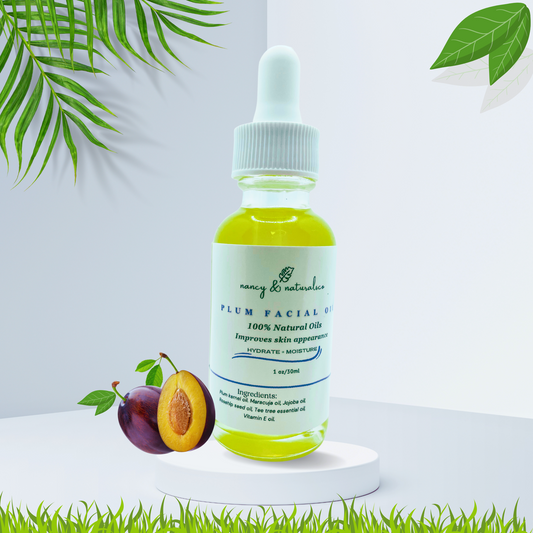 Plum Facial Oil, Hydrating & Moisturizing