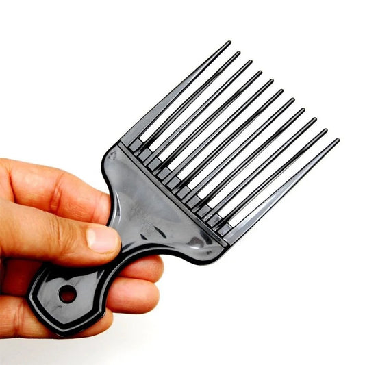 Plastic Hair Pick Comb and Barber Hair Brush